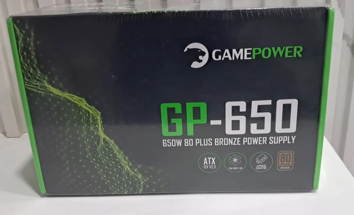 FUENTE DE PODER GAMEPOWER 650W, CERTIFICADA, ATX